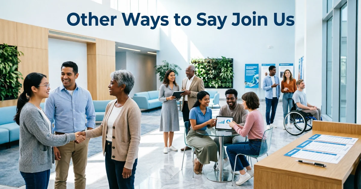 other ways to say join us
